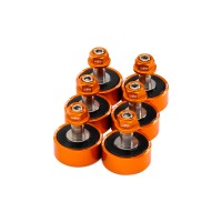 AEM FACTORY - KTM TITANIUM CUSH DRIVES WITH COLOR MATCHED ALUMINUM NUTS AEM FACTORY - KTM TITANIUM CUSH DRIVES WITH COLOR MATCHED ALUMINUM NUTS